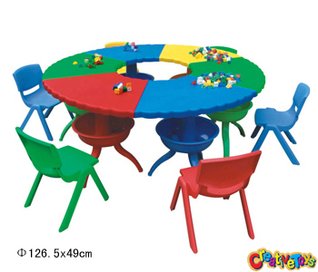 Children plastic table