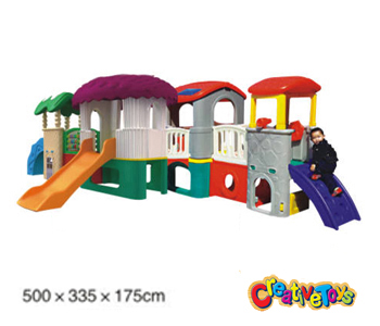 Children playhouse slide
