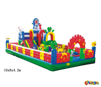 Inflatable soft playground