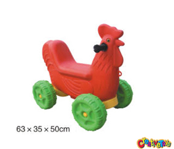 Kiddie plastic rider