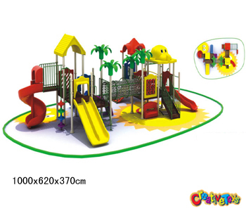 Kindergarten playground slide
