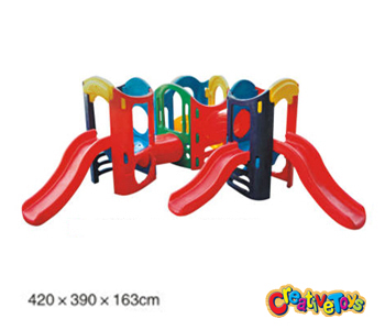 Outdoor plastic slide