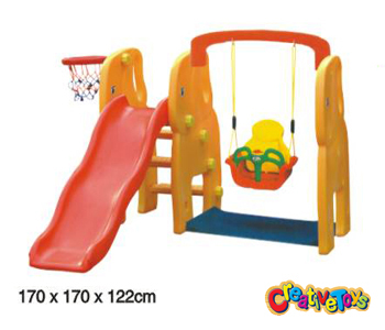 plastic slide and swing set for toddlers