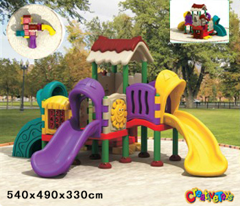 Residential playground set